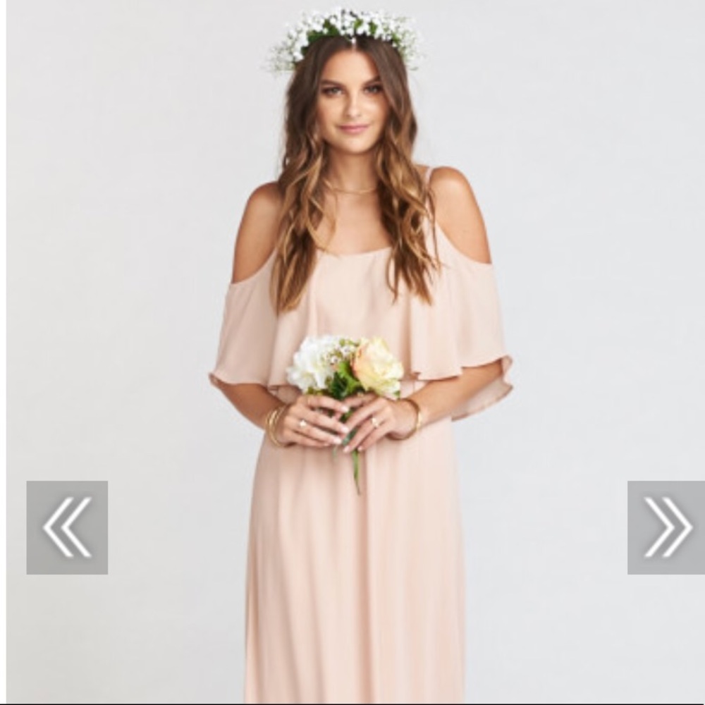 NWT💃🏻 CAITLIN RUFFLE MAXI DRESS